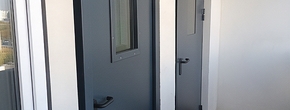 Примеры установок остекленных дверей ДМП(О) EI 60 в марте