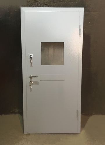 Дверь со стеклом и выдвижным лотком