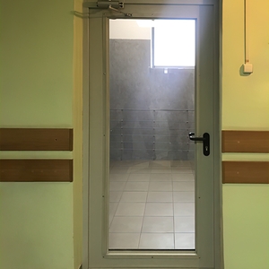 Однопольная дверь EIW 60, вид изнутри