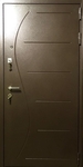 Однопольная техническая дверь с рисунком TD-026