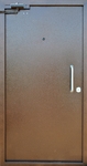Однопольная техническая дверь с доводчиком с порошковым напылением ТД-002