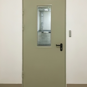 Остекленная дверь Антипаника, вид спереди