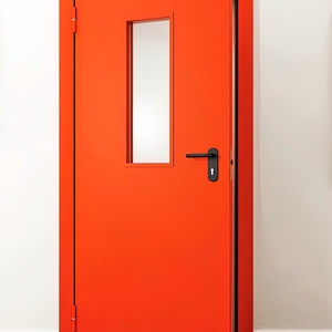 Остекленная дверь с покраской по RAL