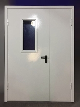 Двупольная остекленная дверь