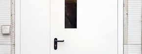 Наши работы в феврале: остекленные двери EI60 для частной компании