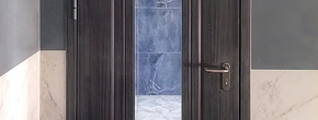 Установка дверей EI 60 с МДФ-панелями для административного здания
