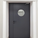 Наши работы в августе: двери для технических помещений в офисных зданиях