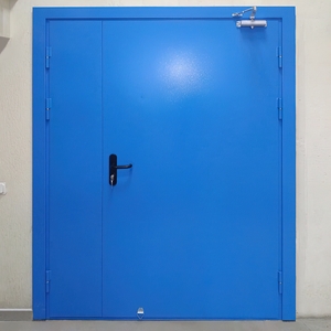 Синяя дверь Антипаника, вид спереди